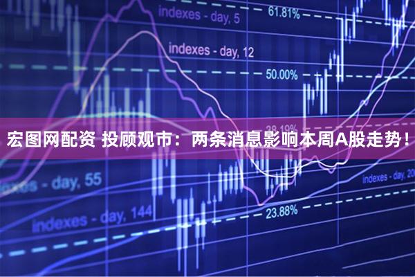 宏图网配资 投顾观市：两条消息影响本周A股走势！